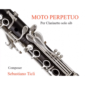 MOTO PERPETUO per Clarinetto solo in sib